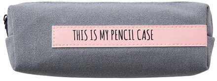 School Student Etui Geometrische Patronen Eenvoudige Potlood Pen Case Cosmetische Make-up Bag Storage Pouch Purse