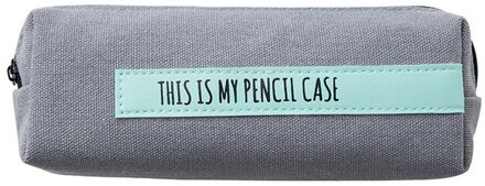 School Student Etui Geometrische Patronen Eenvoudige Potlood Pen Case Cosmetische Make-up Bag Storage Pouch Purse