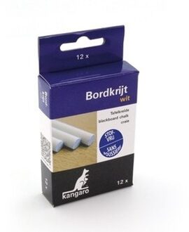 Schoolbord krijtjes - pakje van 24x stuks - wit - speelgoed