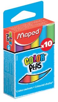 Schoolbordkrijt Maped ColorPeps assorti stofvrij