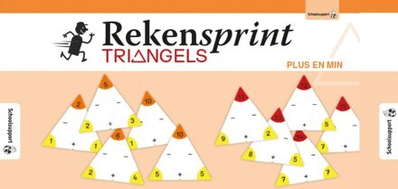 Schoolsupport Rekensprint Triangels: Plus en Min