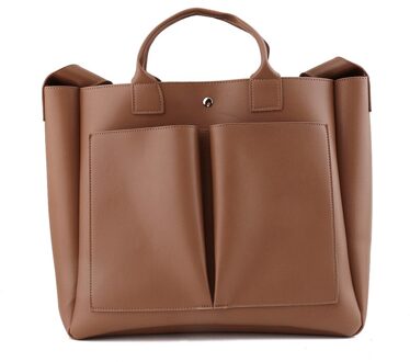 Schooltas Leer Vrouwen Handtassen Vrouwelijke Leisure Schoudertassen Vintage Bolsas Grote Capaciteit Draagtas bruin