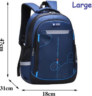 Schooltassen Voor Tieners Jongens Meisjes Grote Capaciteit Cartoon School rugzak Man Rugzakken Vrouw Rugzakken mochila groot marine