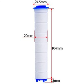 Schoon Douchekop Filter Pp Katoen Sprinkler Pressurized Water Saving Verwijderbare Hand-Held Douchekop fliter