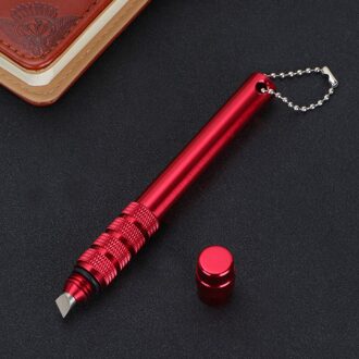 Schoon Wedge Iron Schoonmaken Slitter Cutter Training Tool Voor Alle Soorten Slots Stainlessr Gereedschap (Rood)