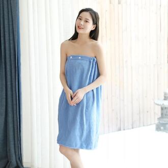 Schoonheidssalon Badhanddoek En Gezicht Handdoek Massage Sneldrogende Speciale Grote Handdoek Dikke Microfiber Absorberende Zachte Stomen Handdoeken blauw