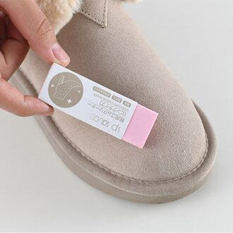 Schoonmaak Gum Suede Schapenvacht Mat Leer En Leer Stof Zorg Schoenen Care Leather Cleaner Premium Zorg Schoenen Cleaning Kit roze