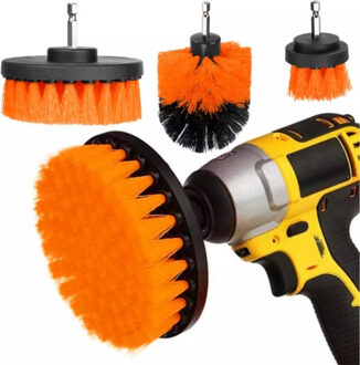 Schoonmaakborstels voor Boormachines - 4-delige set - borstelset