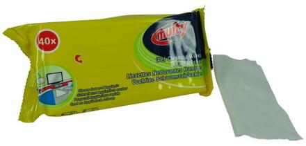 Schoonmaakdoekjes nat pak a 40st Wit