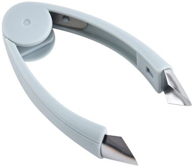 Schoonmaken Sheller Zaad Remover Clip Fruit Pincet Ananas Eye Dunschiller Rvs Aardappel Cutter Keuken Tool Blauw