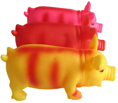 Schoonmaken Tanden Hond Kat Kauwen Speelgoed Varken Squeak Leuke Rubber Hond Puppy Spelen Varken Speelgoed Piepend Piepende Met Geluid