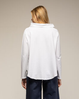 Schoorsteenhals top Wit