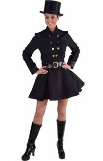 Schoorsteenveger kostuum vrouw Zwart