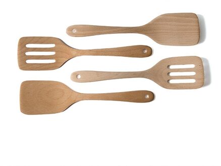 Schop Houten Lepel Keuken Schop Schop Thuis Koken Houten Schop met non-stick Pan Gebakken Vis roergebakken gebakken Kip Vleugels