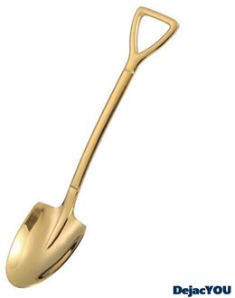 Schop Lepel 304 Roestvrij Stalen Lepel Huishoudelijke Watermeloen Lepel Dessertlepel Ijs Lepel Koffie Lepel Spatel Golden2