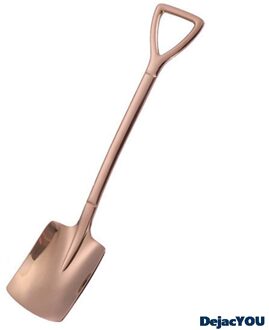 Schop Lepel 304 Roestvrij Stalen Lepel Huishoudelijke Watermeloen Lepel Dessertlepel Ijs Lepel Koffie Lepel Spatel roos gold1
