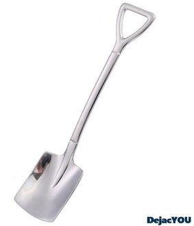 Schop Lepel 304 Roestvrij Stalen Lepel Huishoudelijke Watermeloen Lepel Dessertlepel Ijs Lepel Koffie Lepel Spatel Silver1