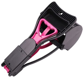 Schop Reiniging Pick Up Dier Uitwerpselen Picker Lichtgewicht En Handig Handvat Zaagtand Edge Schoonmaak Tool Voor Honden Buiten roze
