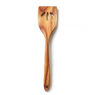 Schop Vergiet Lepel Vork Milieuvriendelijke Anti-Vervormen Hout Kookgerei Voor Dorm Keuken Gereedschap Voor Koken Anti-aanbak Kookgerei 1