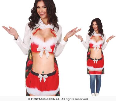 Schort Miss Santa Sexy Multikleur - Print