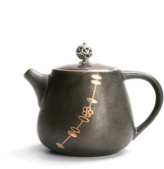 SCHORTJE Handgeschilderd Keramische Thee Potten Hand Made Pruimenbloesem Patroon Theepot Japanse Stijl Kung Fu Thee Set Vintage Theepot Waterkoker