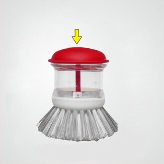 Schotel Zeepdispenser voor Keuken Benodigdheden en Zinkt Scrub Borstel voor Cleaning-Met Antimicrobiële Nylon Haren en Antislip Grip