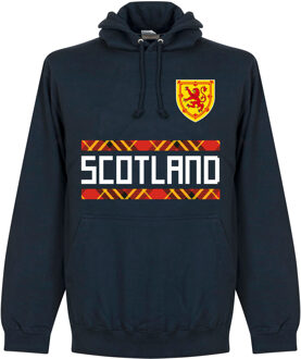 Schotland Team Hooded Sweater - Navy