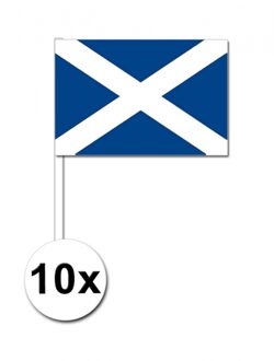 Schotland zwaai vlaggetjes 10 stuks