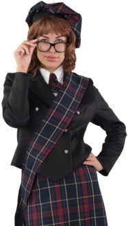 Schots Scuba Jasje Zwart Dames