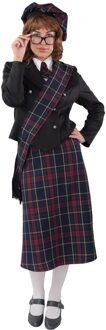 Schotse Verkleedset Dames Deluxe 4-delig Multikleur - Print