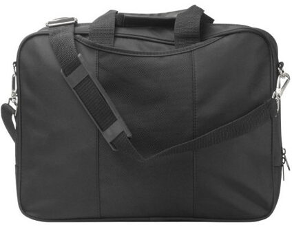 Schoudertas Aktetas Werktas - zwart - 37 x 29 cm - verstelbare schouderband