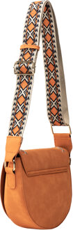 schoudertas Dames oranje - maat
