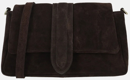 schoudertas donkerbruin