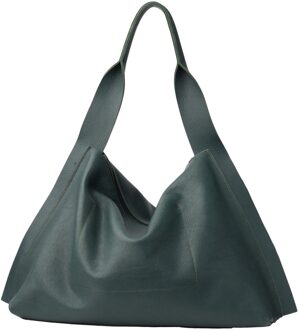 Schoudertas Donkergroen - One Size