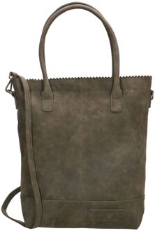 Schoudertas Natural Bag Kartel rits - groen