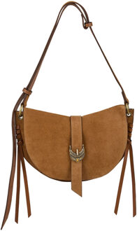 Schoudertas Saddle  camel - One Size,