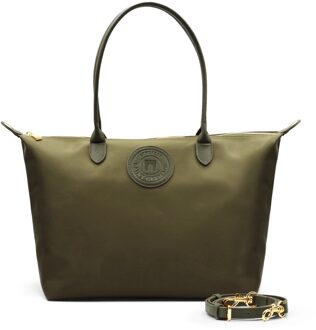 Schoudertas shopper Kaki