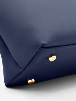 Schoudertas voor boodschappen Navy - One Size