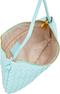 Schoudertassen Dames blauw - maat