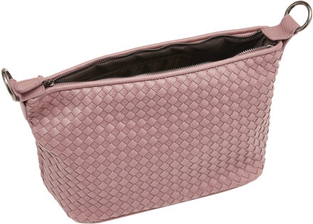 Schoudertassen Dames donkerroze - maat Rosé