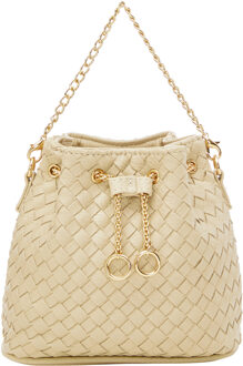 Schoudertassen Dames wolwit - maat Gebroken wit