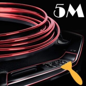 Schraper Interieur Sticker Flexibele Cut-To-Fit Styling Strip Trim Decals Deur Decal Moulding Line Pvc