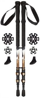 Schreuders Sport Wandel stokken per set Verstelbaar Wandel stokken 1 Zwart