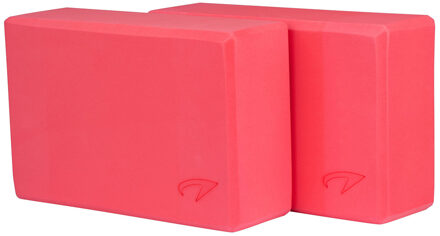Schreuders Sport Yoga Blok Set van 2 - Foam - Roze