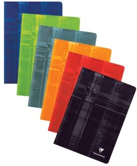 Schrift clairefontaine 170x220mm schoonschrijven 64 pagina's 90gr assorti
