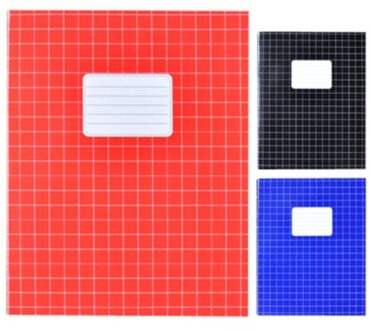 Schrift Verhaak Basic A5 ruit 10mm 80blz assorti Zwart