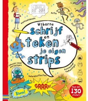 Schrijf en teken je eigen strips - Boek Standaard Uitgeverij - Usborne Publisher (1409593894)