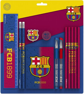 schrijfset FCB1899 blauw/rood 13-delig