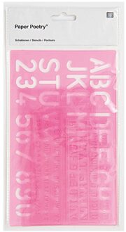 Schrijfsjablonen 4 delig