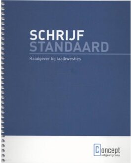 Schrijfstandaard - Boek Concept uitgeefgroep (9491743228)